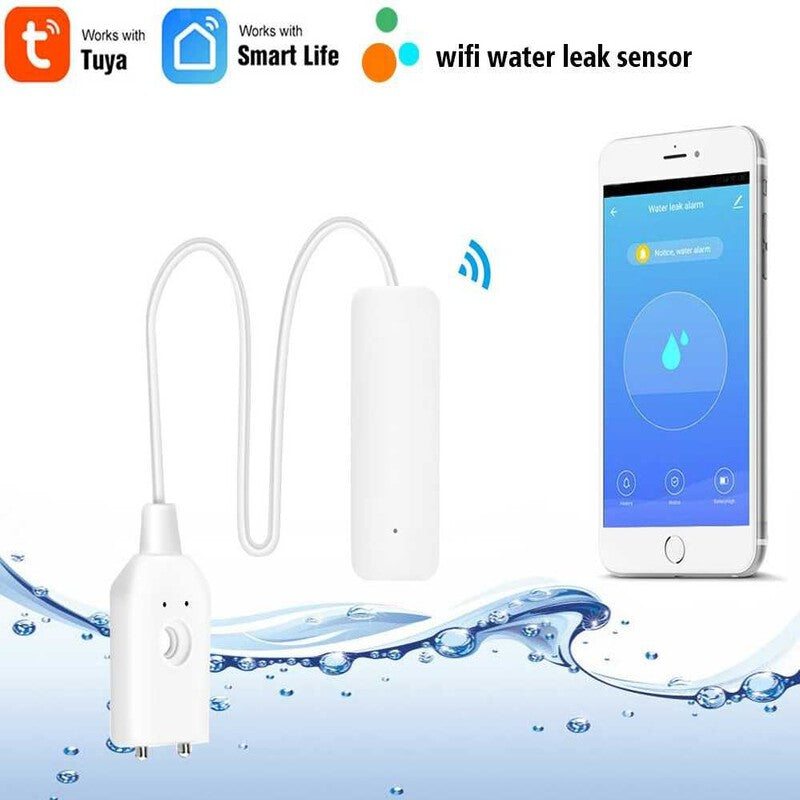 Senzor smart apa wifi simplu /cu sonerie, zigbee, TUYA Senzor smart apa wifi simplu /cu sonerie, zigbee, TUYA